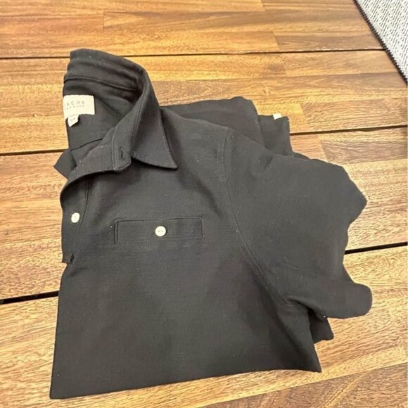 JACHS New York men’s polo golf shirt. Size Large. Black. Excellent quality and c - Picture 8 of 9